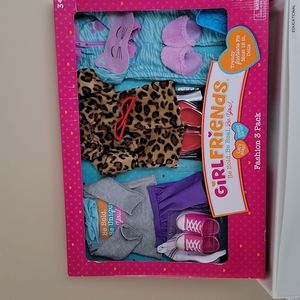 3-Pack Fashion Doll Clothing. Fits American Girl Doll, My Life, OG, 18" doll.